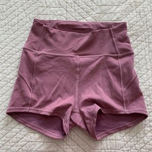 Lululemon High Rise Yoga Shorts